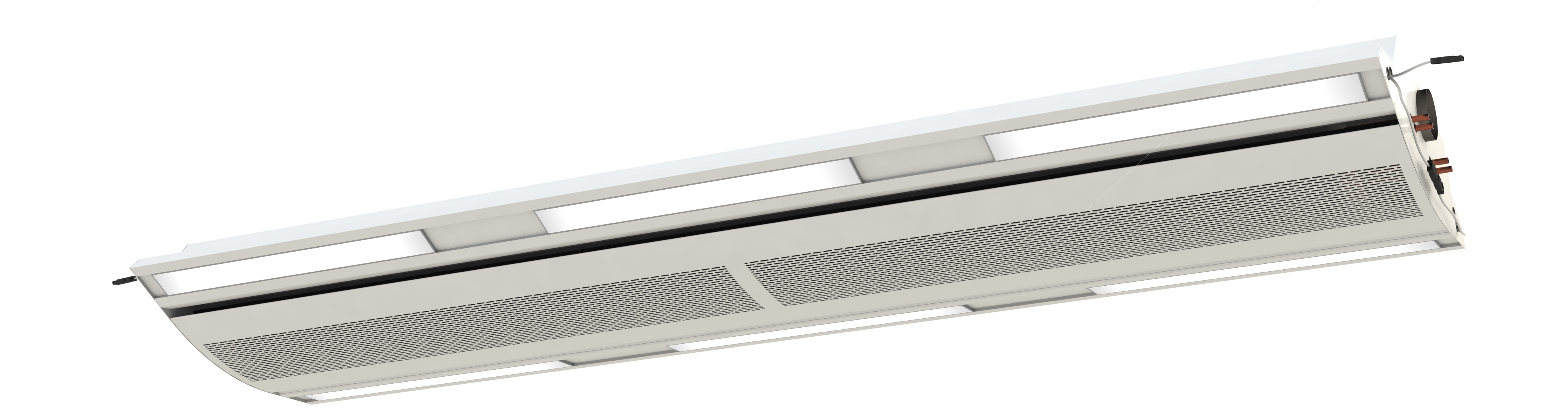 A render of FTF Group's® Multi-Service Chilled Beams used inside the 500 Collins building located in Melbourne, Australia A render of FTF Group's® Multi-Service Chilled Beams used inside the 500 Collins building located in Melbourne, Australia