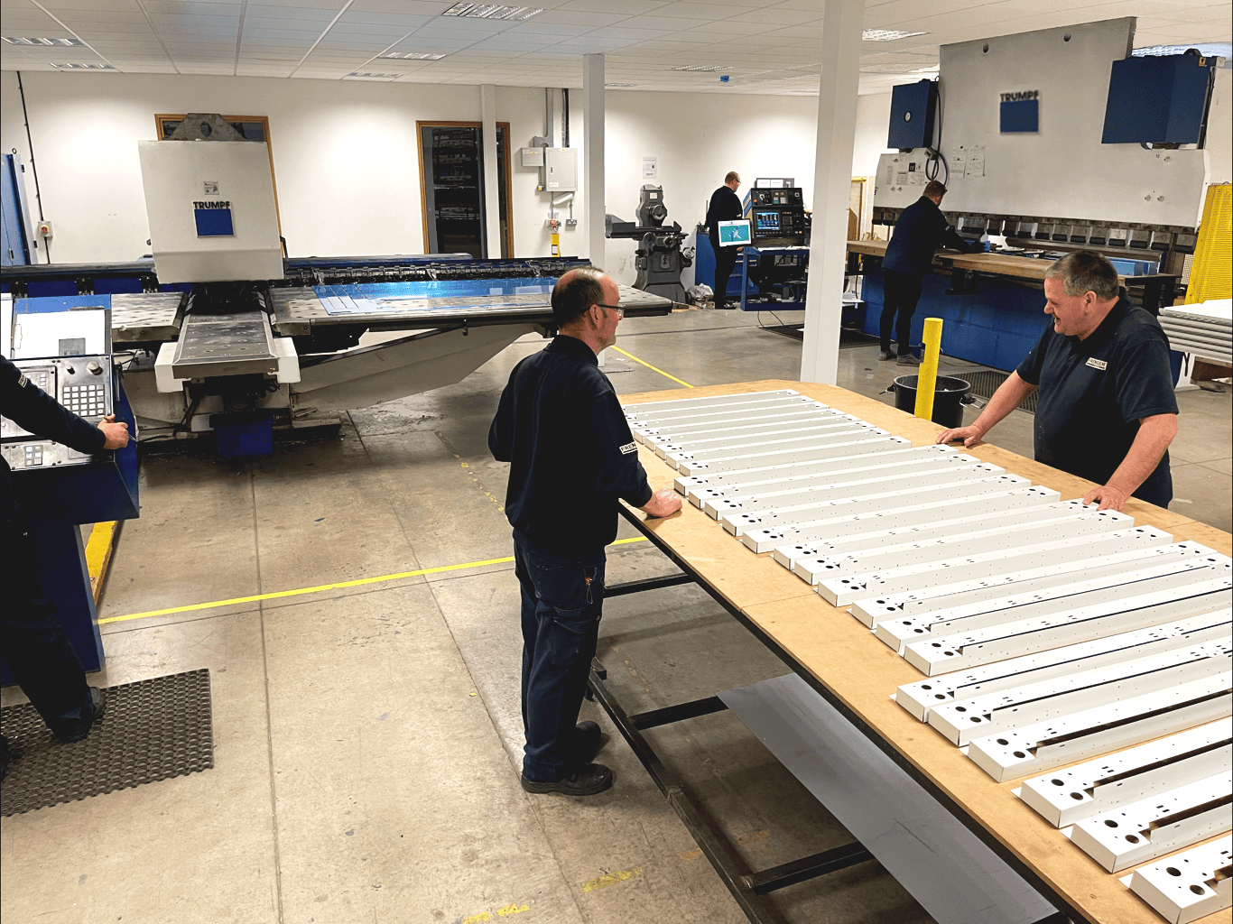 Image showing L.E.D gear trays being manufactured LED Gear Trays