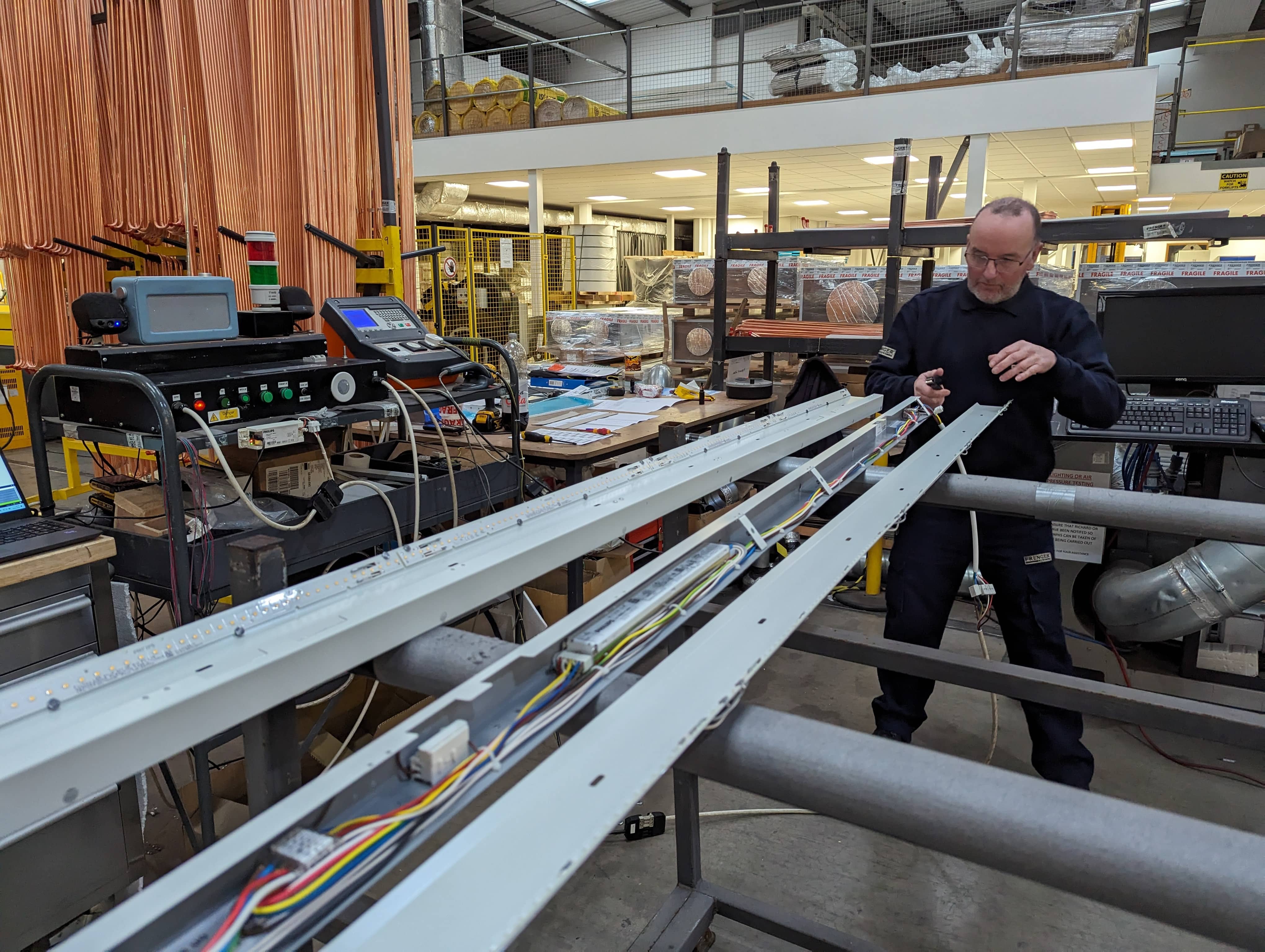 Image of replacement gear trays being assembled Replacement Gear Tray Assembly