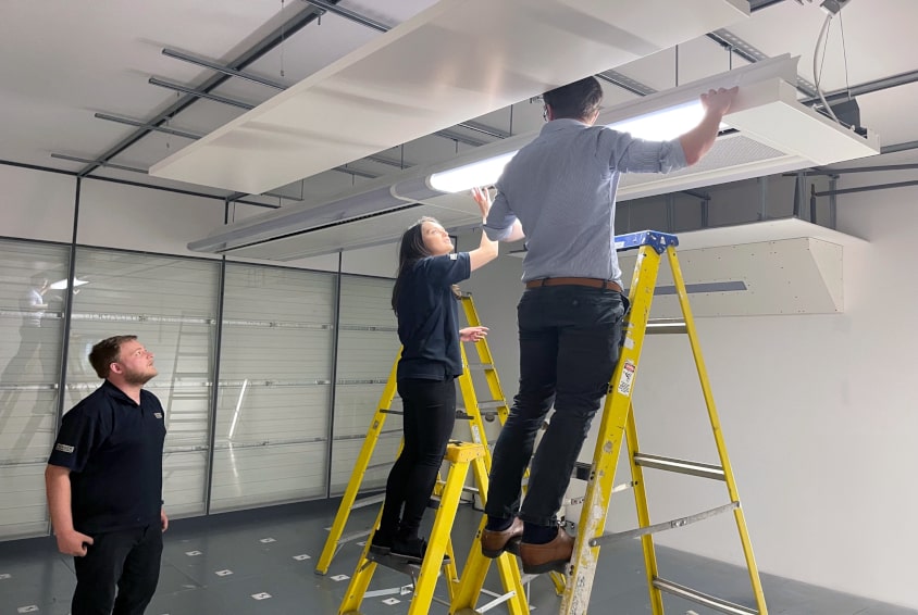 Image showing FTF's MSCBs in their in-house Climatic Testing Laboratory AMF1 Climatic Testing