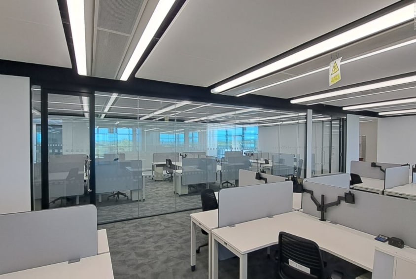 Image showing inside the new Aston Martin Formula One team factory Inside AMF1 Factory