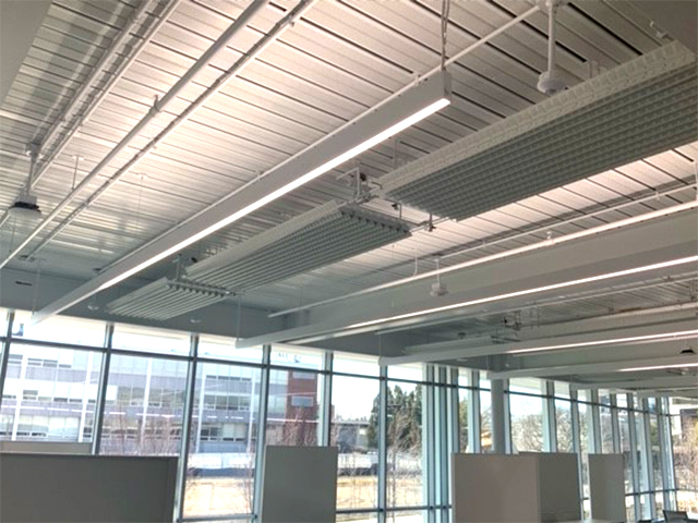 FTF Group's range of Radiant Passive Chilled Beams successfully installed inside the Siebel Design Center