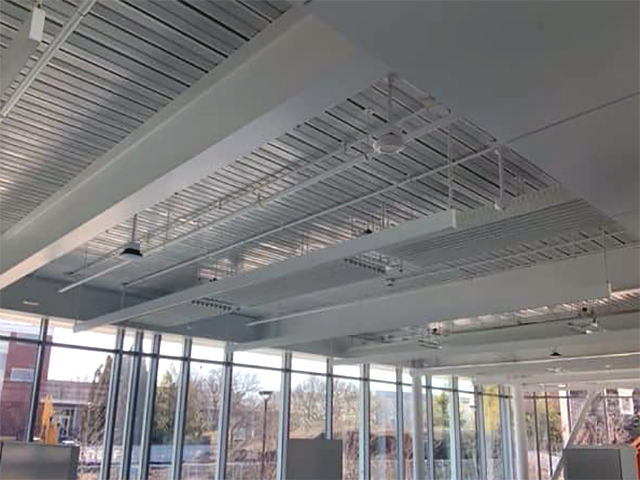 FTF Groups latest advancement in Chilled Beam technology with the X-Wing installed at the Siebel Center in Illinois