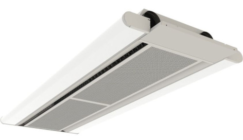 Product render image showing Frenger's Compact Multi-Service Chilled Beam (MSCB) Multi-Service Chilled Beam render