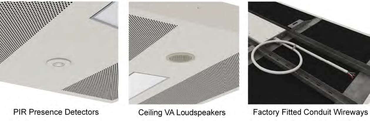 An image showing the three different features of Frenger's® Multi-Service Radiant Panels (MSRP) An image showing the three different features of Frenger's® Multi-Service Radiant Panels (MSRP)