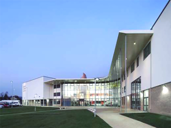 Image showing the outside of the All Saints Academy in Dunstable, UK All Saints Academy
