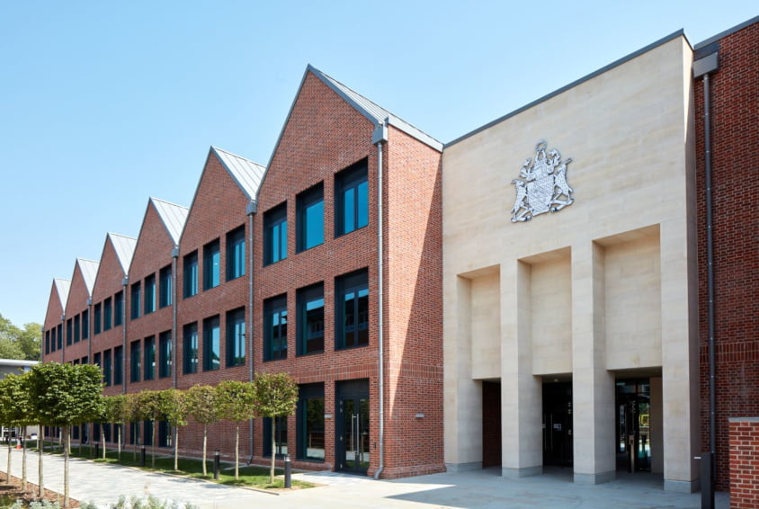 Image showing outside the academic hub at Haberdashers Boys School Haberdashers Boys School Outside