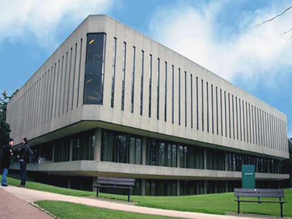An image showing the outside of Hallward Library in Nottingham Hallward Library