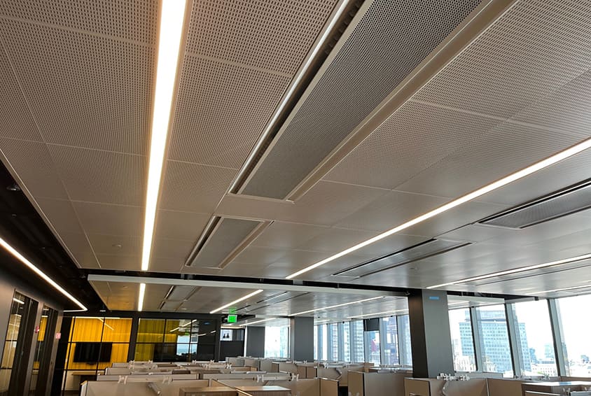 Image showing inside the Hub on Causeway office tower with FTF's CICBs installed Inside Hub on Causeway tower