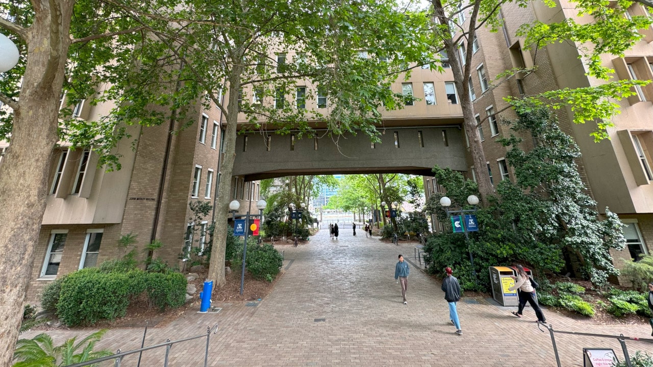 Outside the John Medley Building as part of University of Melbourne John Medley Building