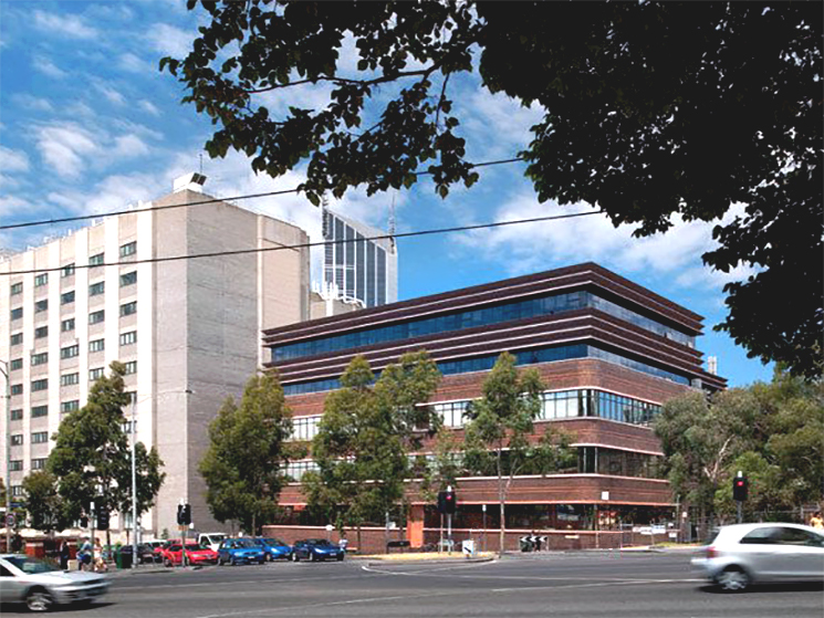 An image showing the outside of the RMIT Building 9 in Melbourne, Australia RMIT 9