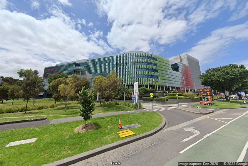 Image showing the outside of the Parkville Royal Childrens Hospital Royal Childrens Hospital