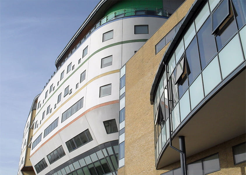 Image showing the outside of the Royal Alexandra Childrens Hospital in Brighton, UK Royal Alexandra Childrens Hospital
