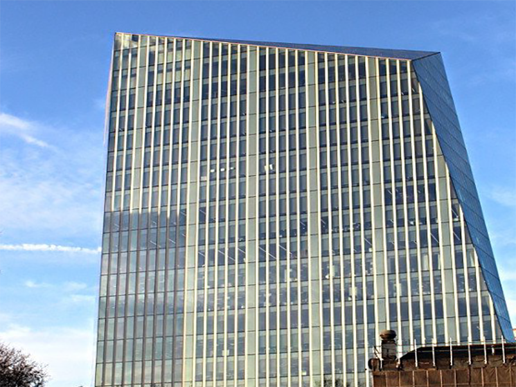 Main project image showing the outside of Square Enix located in London, UK Square Enix offices