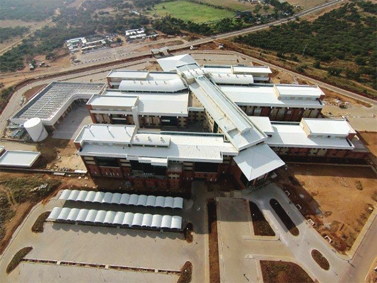 Image showing an aerial view of the Gaborone Campus at the University of Botswana University of Botswana