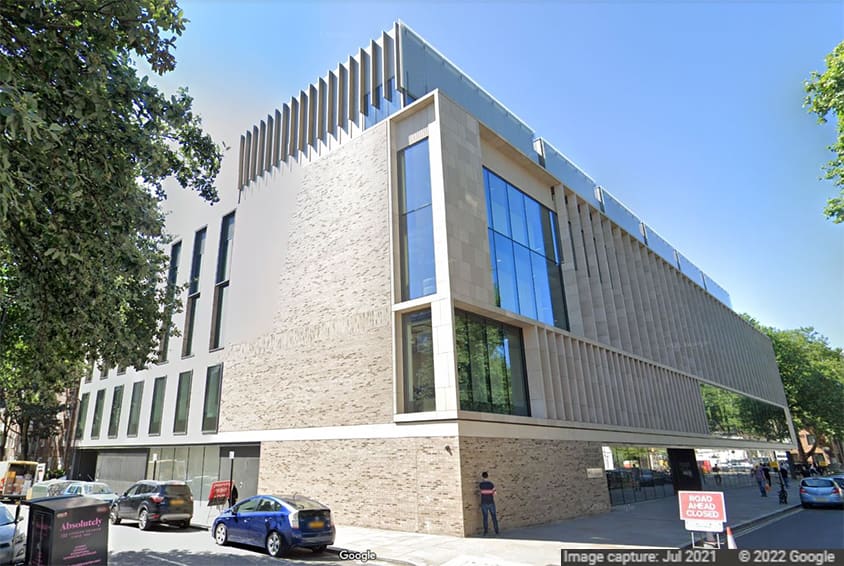 Image showing the outside of the Zayed Centre in London, UK Outside Zayed Centre in London