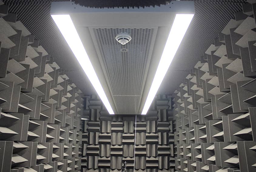 Image showing FTF Group's in-house Acoustic Testing Laboratory Image showing FTF Group's in-house Acoustic Testing Laboratory
